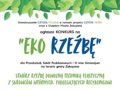 Obraz przedstawiający: Konkurs plastyczny EKO RZEŹBA