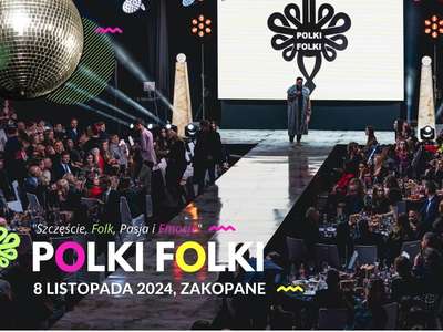 Obraz przedstawiający: Pokaz mody Polki Folki 13 - Szczęście, Folk, Pasja i...