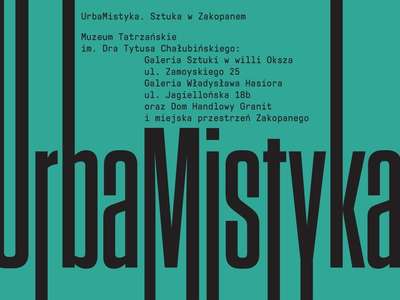 Obraz przedstawiający: UrbaMistyka. Sztuka w Zakopanem