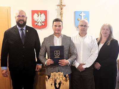 Obraz przedstawiający: Uroczyste ślubowanie urzędnika