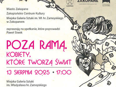 Obraz przedstawiający: Poza ramą. Kobiety, które tworzą świat – spotkanie wokół wystawy...