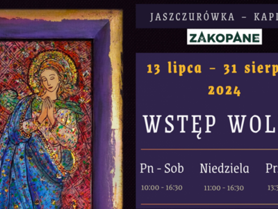 Obraz przedstawiający: XXXVII Wystawa Malarstwa na Szkle w Galerii Religijnej Sztuki Ludowej...