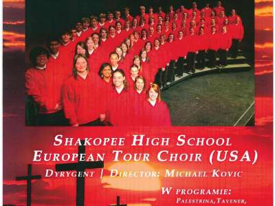 Obraz przedstawiający: Koncert chóru szkolnego z USA