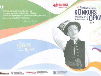 Obraz przedstawiający: III Ogólnopolski Konkurs Wokalny im. Stanisława Jopka