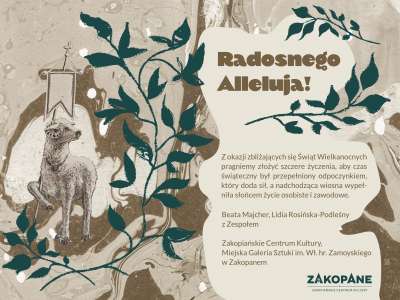 Obraz przedstawiający: Radosnego Alleluja!