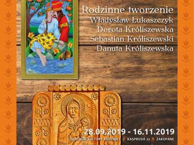 Obraz przedstawiający: Wernisaż "Rodzinne tworzenie" w Czerwonym Dworze