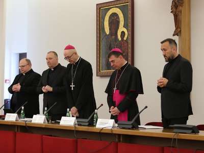 Obraz przedstawiający: Spotkanie opłatkowe Konferencji Episkopatu Polski z udziałem Burmistrza Miasta Zakopane...