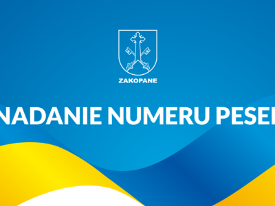 Obraz przedstawiający: Nadawanie numerów PESEL obywatelom Ukrainy - НАДАННЯ НОМЕРУ PESEL