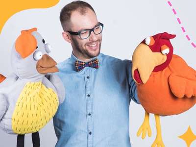 Obraz przedstawiający: Zapraszamy na niezapomniane spotkanie autorskie dla dzieci „Pan Poeta Show”