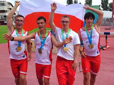 Obraz przedstawiający: Medalowe sztafety 4X400m w Mistrzostwach Europy SUDS 2025