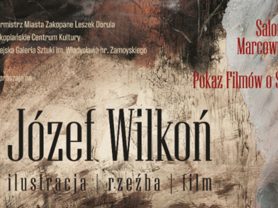 Obraz przedstawiający: Salon Marcowy 2021 i Pokaz Filmów o Sztuce. Józef Wilkoń....