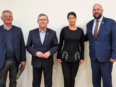 Obraz przedstawiający: Spotkanie z Marszałkiem Witoldem Kozłowskim