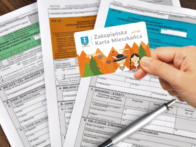 Obraz przedstawiający: Rozlicz PIT i zyskaj Zakopiańską Kartę Mieszkańca