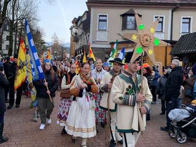 Obraz przedstawiający: Orszak Trzech Króli w Zakopanem