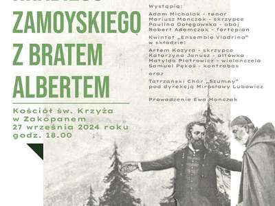 Obraz przedstawiający: Koncert poświęcony Zamoyskiemu