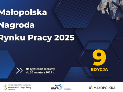 Obraz przedstawiający: Małopolska Nagroda Rynku Pracy 2025 – zgłoś kandydatów z naszego...