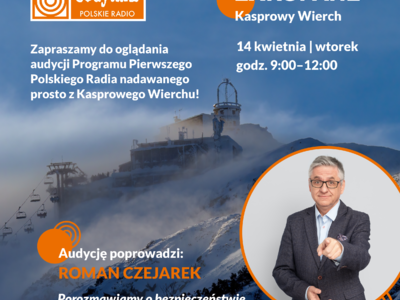 Obraz przedstawiający: Audycja Polskiego Radia nadawana z Kasprowego Wierchu!