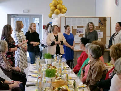 Obraz przedstawiający: Świąteczne spotkanie w zakopiańskim Klubie Seniora