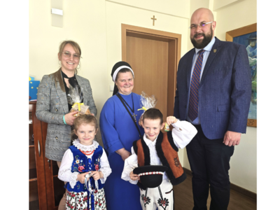 Obraz przedstawiający: Ochronka św. Józefa - Przedszkole Sióstr Służebniczek Zakopane - Olcza...