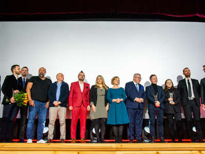 Obraz przedstawiający: Nagrody I Edycji Festiwalu Polskich Filmów Sportowych rozdane