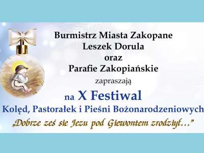 Obraz przedstawiający: X Festiwal Kolęd, Pastorałek i Pieśni Bożonarodzeniowych