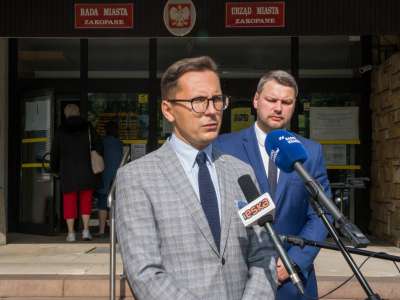 Obraz przedstawiający: Remont potoku Młyniska