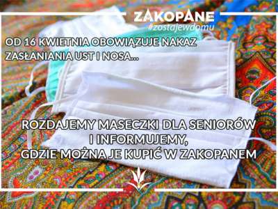 Obraz przedstawiający: Maseczki dla Seniorów