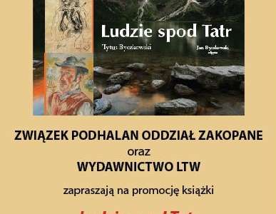 Obraz przedstawiający: Promocja ksiązki "Ludzie spod Tatr"