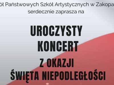 Obraz przedstawiający: Uroczysty Koncert z okazji Święta Niepodległości