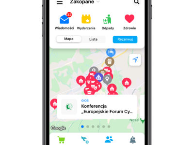 Obraz przedstawiający: Najnowsza wersja aplikacji Moja Okolica dostępna na Android i iOS