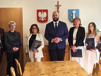 Obraz przedstawiający: Ślubowanie urzędników