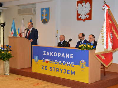 Obraz przedstawiający: W imię przyjaźni i partnerstwa ze Stryjem