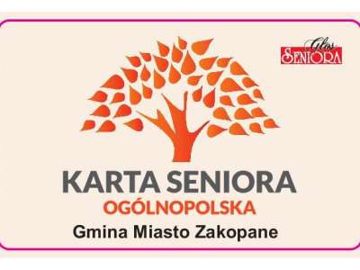 Obraz przedstawiający: Ogólnopolska Karta Seniora