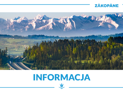 Obraz przedstawiający: INFORMACJA o konsultacjach w sprawie Zakopianki, które odbędą się w...