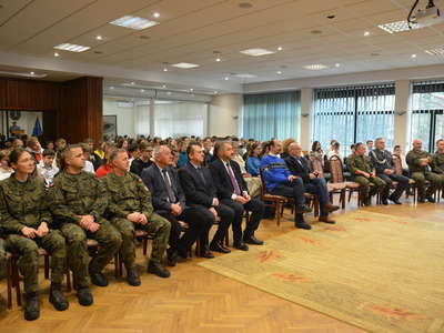 Obraz przedstawiający: Obchody 130. rocznicy urodzin Gen. Bryg. M. Boruty Spiechowicza.