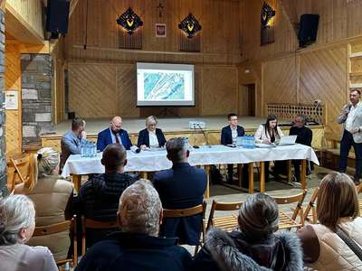 Obraz przedstawiający: O rozwiązaniach komunikacyjnych na granicy gmin Zakopane i Poronin