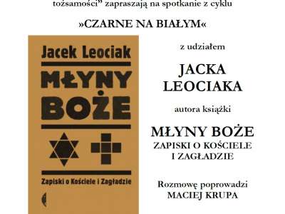 Obraz przedstawiający: Spotkanie z cyklu "Czarne na białym"