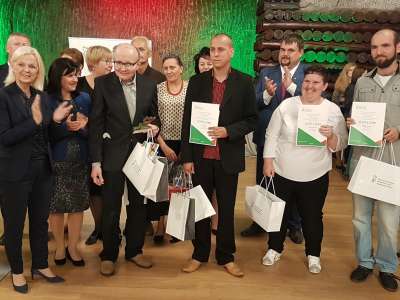 Obraz przedstawiający: Zakopiańczyk laureatem Konkursu Sztuka Osób Niepełnosprawnych