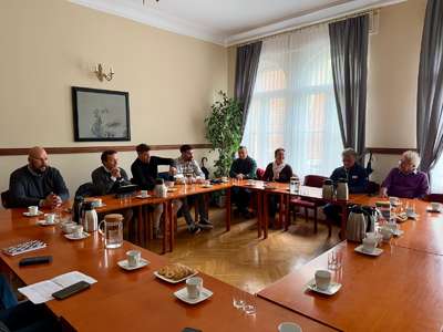 Obraz przedstawiający: Delegacja z Zakopanego z wizytą w mieście partnerskim Sopot