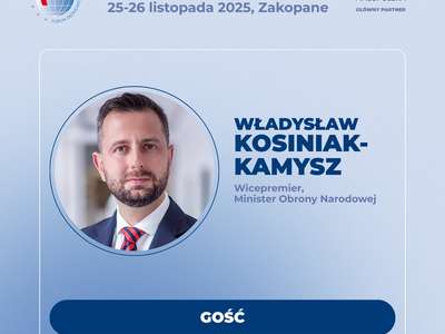 Obraz przedstawiający: Władysław Kosiniak-Kamysz zapowiadany jako gość specjalny jednego z kluczowych paneli...