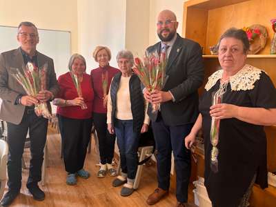 Obraz przedstawiający: Uroczysty Dzień Kobiet w Klubie Seniora