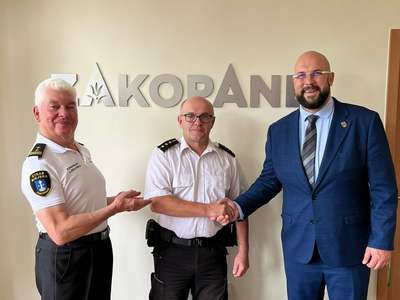 Obraz przedstawiający: Awans zawodowy strażnika miejskiego