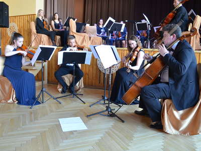 Obraz przedstawiający: Pierwszy Koncert Słobożańskiej Młodzieżowej Akademickiej Orkiestry Symfonicznej z Charkowa