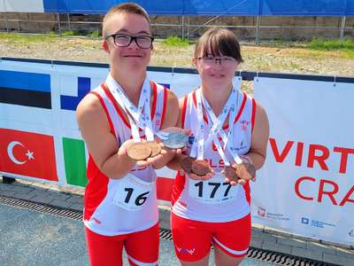 Obraz przedstawiający: 14 medali przywozi HANDICAP z zawodów VIRTUS European Summer Games...