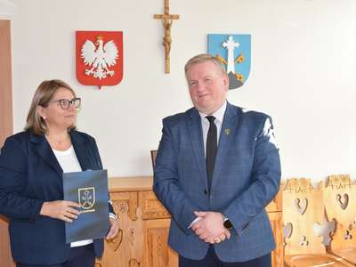 Obraz przedstawiający: Ślubowanie pracownika