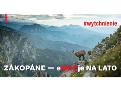 Obraz przedstawiający: ZAKOPANE – eMOCje NA LATO. WYTCHNIENIE – SWOBODA – ENERGIA...