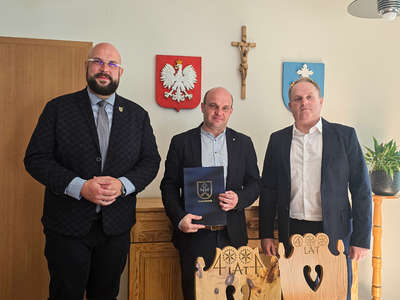 Obraz przedstawiający: Ślubowanie nowego urzędnika