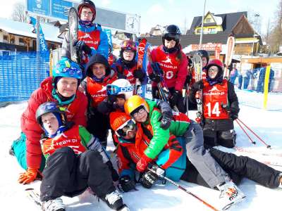 Obraz przedstawiający: Narciarze Fundacji HANDICAP Zakopane medalistami Mistrzostw Polski SPRAWNI-RAZEM 2018