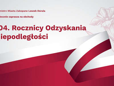 Obraz przedstawiający: 104. Rocznica Odzyskania Niepodległości