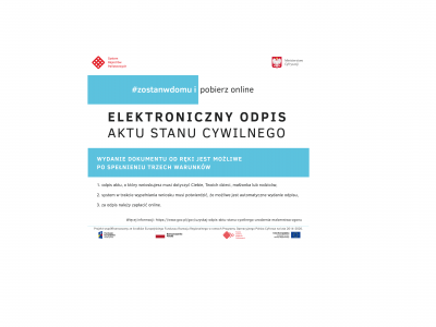 Obraz przedstawiający: Elektroniczny odpis aktu stanu cywilnego